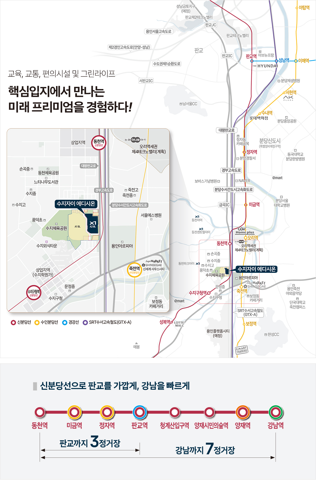 용인 수지자이 에디시온 입지환경 3